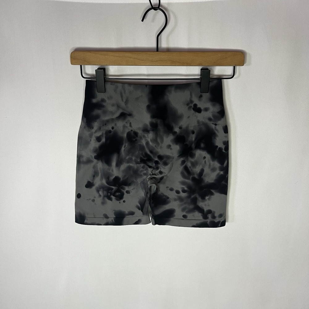 Aurola Short Women Waist 22" XXS‎ Dream Tie Dye Compression Athletic Shorts